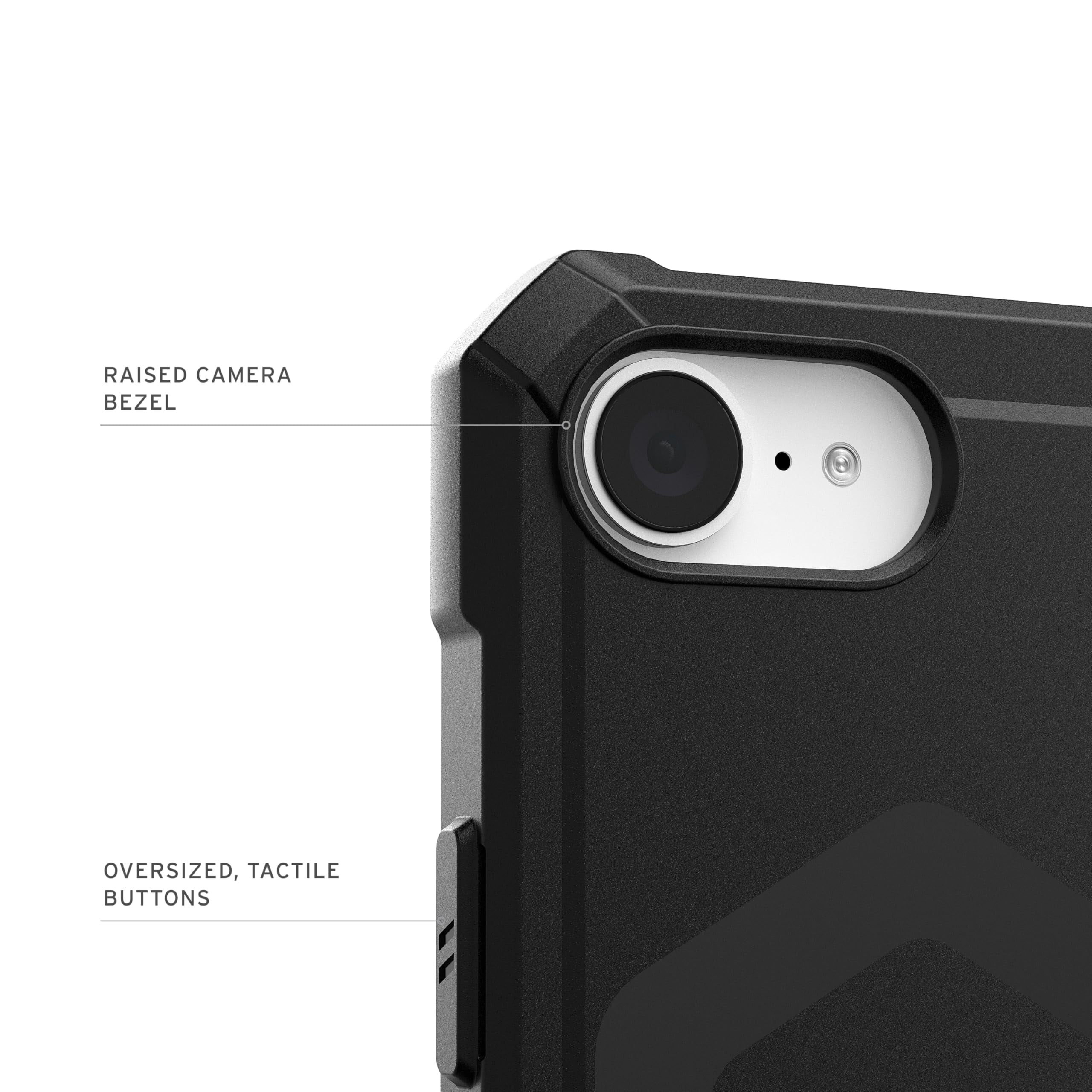 UAG iPhone 17e / iPhone 16e Case Essential Armor - Compatible with MagSafe Rugged Military Grade Drop Proof Military Grade Drop Proof Protective Cover, Opaque Black
