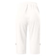 thumbnail image 5 of Women's Effortless Everyday ’s Casual Pants: Slim Fit Mid Rise Capris for Modern Comfort and Versatility Loose Pants for Women Casual Summer Women Summer Pants Casual Summer Pants plus Size, 5 of 7