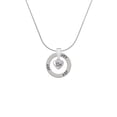 thumbnail image 2 of Delight Jewelry Silvertone Mini 3-D ''Big Sister'' Heart Joy Ring Charm Necklace, 18", 2 of 4