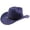 Navy, variant on Valora Western Cowboy Hat With Curved Brim For Outdoor Adventure Travel Riding Country Style Green