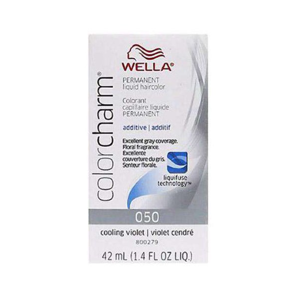 WELLA PROFESSIONALS COLOR CHARM PERMANENT LIQUID COLOR 050 COOLING VIOLET 42ML