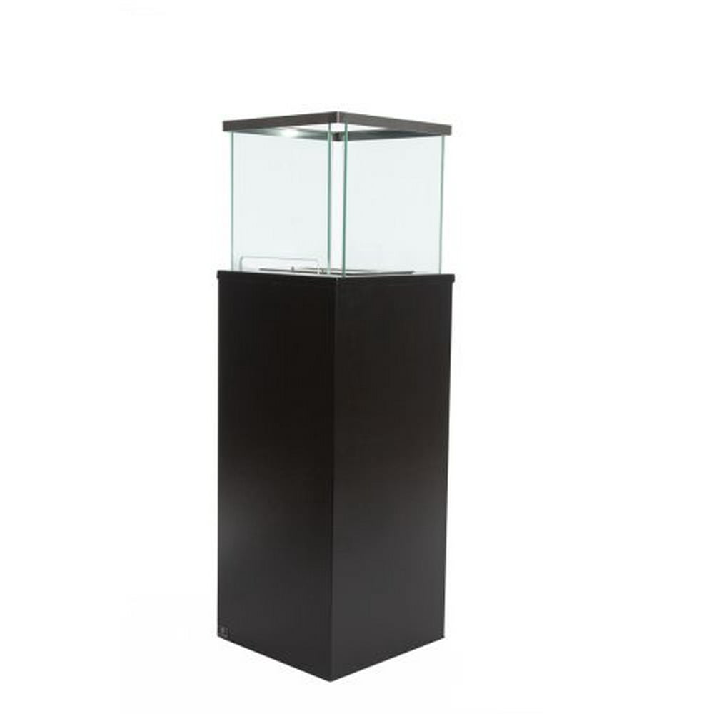 Column Freestanding Bioethanol fireplaceBlack