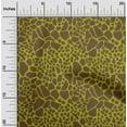 thumbnail image 1 of oneOone Viscose Jersey Lime Green Fabric Giraffe Animal Skin Dress Material Fabric Print Fabric By The Yard 60 Inch Wide, 1 of 5