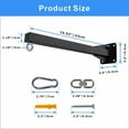 thumbnail image 2 of Heavy Punching Bag Wall Mount Hanger,Heavy-Duty Boxing Bag Bracket,Punching Bag Mount Stand for Muay Thai and MMA Training, 360 Rotation Swivel Hook Matte Black, 2 of 6