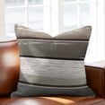 thumbnail image 2 of Vintage Dark Grey Stripes Throw Pillow Cover Peeling Paint Effect Texture Cotton Linen Cushion Cover Throw Pillow Case with Invisible Zipper for Couch Sofa Bed Chair Car 18x18 Inch, 2 of 14
