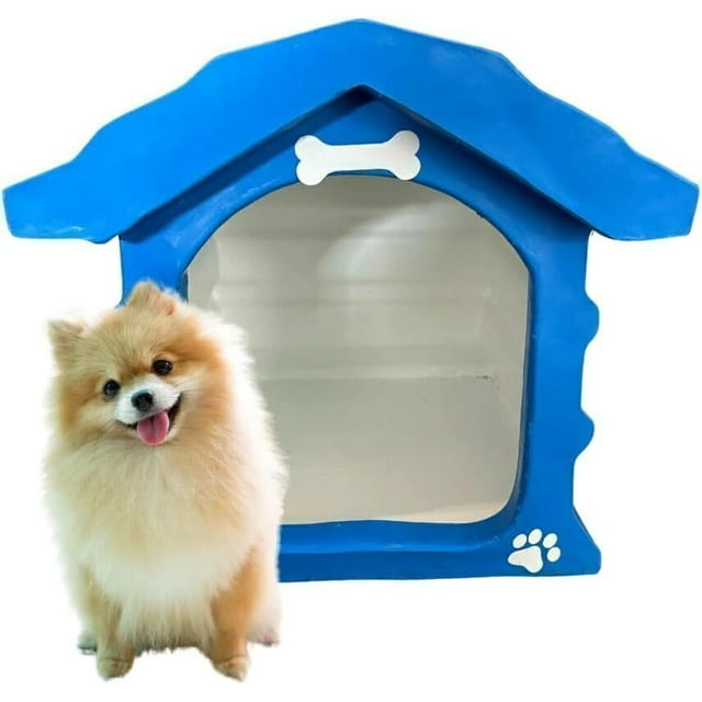 Casa Para Perro Q Perrón Raza Extra Chica Polietileno Bicapa Resistente