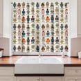 thumbnail image 2 of Ambesonne Robot Kitchen Curtains, Super Robot, 55"x39", Multicolor, 2 of 3