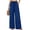 Navy, variant on Stichou Women's Linen Pants Summer Flowy High Waisted Wide Leg Pants Drawstring Palazzo Pant Lightweight Travel Beach Pant Black XL