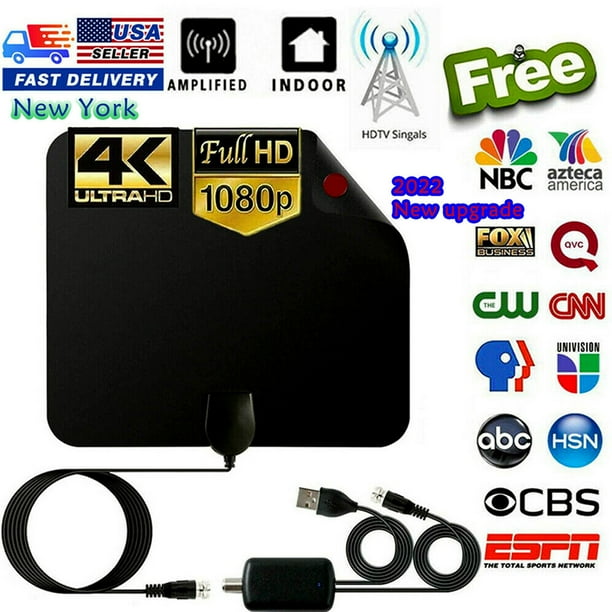 5600 miles TV Antenna Indoor Outdoor HDTV Free HD Digital Channels 13tf
