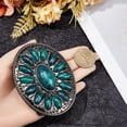 thumbnail image 3 of Hebilla de cinturón turquesa occidental, hebilla medieval vintage, accesorio de estilo punk, joyería turquesa de moda para mujeres y hombres., 3 of 6