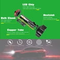 thumbnail image 4 of Alla Lighting 2pcs Super Bright 6500K White H9 LED Bulbs Headlights Lamps for 2009-2014 GT-R, 4 of 10