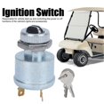 thumbnail image 3 of Interrupteur d'allumage 3 voies 4 bornes avec 2 clés 33639G01 de remplacement pour EZGO Club Car, 3 of 4
