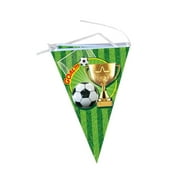 Tachiuwa Disposable Tableware Football Party Tableware for Football Party Home Garden 10 Pennants