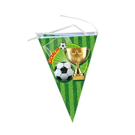 Tachiuwa Disposable Tableware Football Party Tableware for Football Party Home Garden 10 Pennants