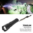 thumbnail image 3 of LED Flashlight, 7000lm Outdoor Flash Light Aluminum Alloy Expand Zoom  for Travel, 3 of 8