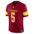 thumbnail image 2 of Men's Jayden Daniels Washington Commanders Nike Game Jersey - Burgundy, 2 of 3