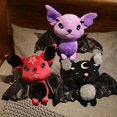 thumbnail image 2 of Murciélago de peluche de vampiro de la serie oscura, muñeco de murciélago de luna de pentáculo, relleno estilo rock gótico, bolsa de peluche de Halloween, juguete para niños, decoración del hogar, 2 of 5