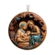 thumbnail image 1 of Colgante de Navidad del Día de la Natividad Decoración de Pascua Madera Jesús Belén Estilo A, 1 of 9