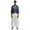 Royal Blue&White, variant on Aislor Men's Halloween Arabian Prince Costume 2 Piece Persian Cosplay Vest Long Pants Outfits Burgundy&Burgundy XXL
