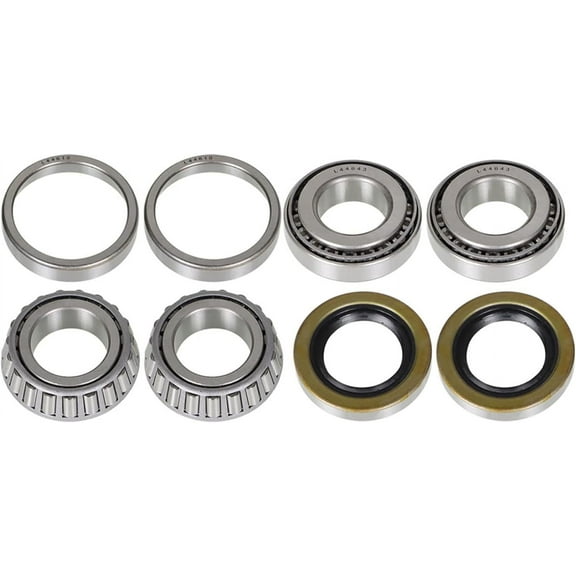 waltyotur 2 Pack Golf Cart Front Wheel Hub Bearings and Seal Kit 50892-G1 25146-G1 Replacement for EZGO Gas and Electric Carts 1976-Up