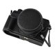 thumbnail image 5 of Compatible For Olympus OM-D E-M10 Mark IV Camera Case Half Wrapped Leather Bottom Cover with Lens Cap, 5 of 5