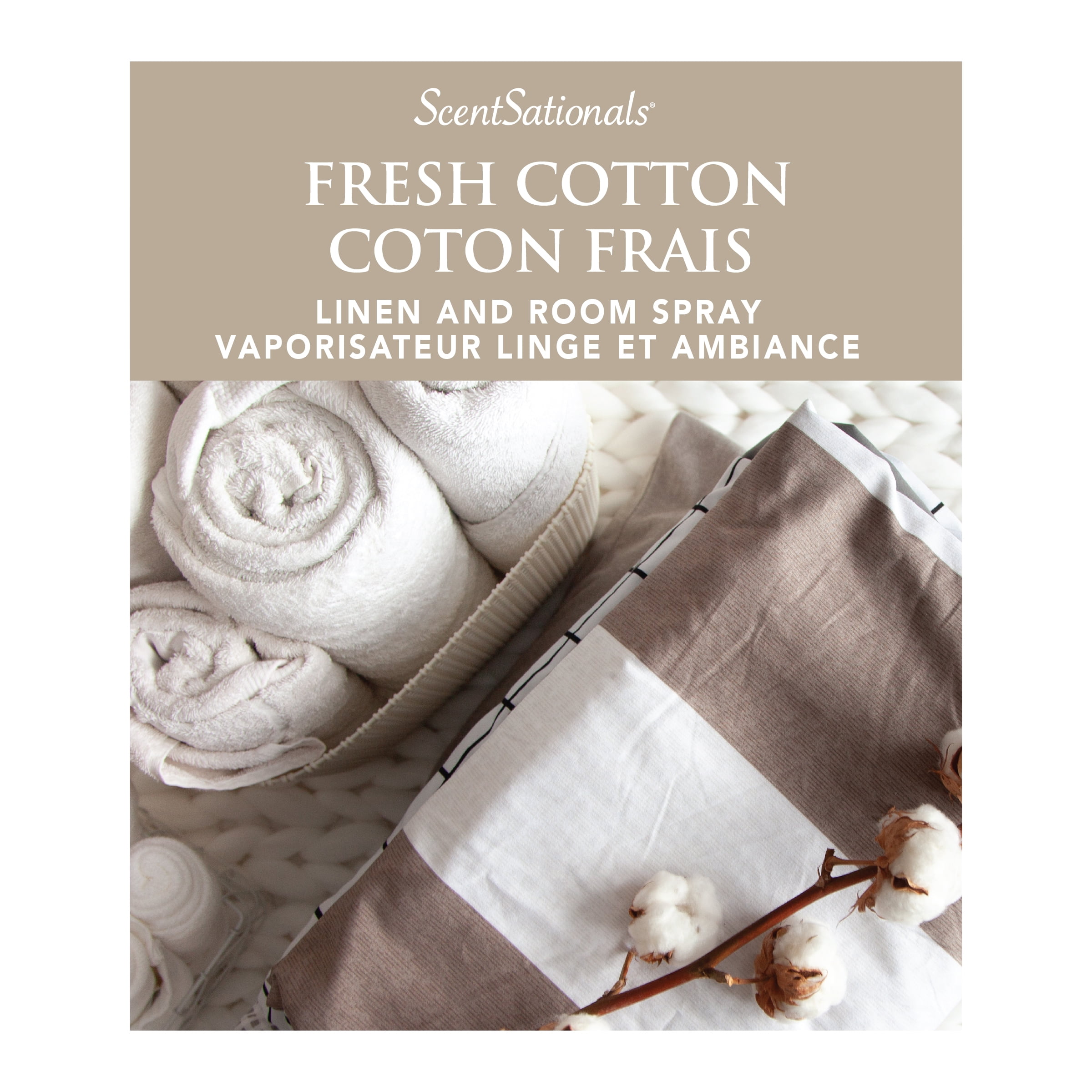 Vaporisateur Linge et ambiance ScentSationals - Coton frais