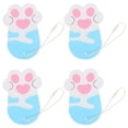 thumbnail image 4 of 4 esponjas para lavar platos con forma de pata de gato: esponjas de cocina comprimidas, lavables y muy absorbentes para uso doméstico y en la cocina., 4 of 7