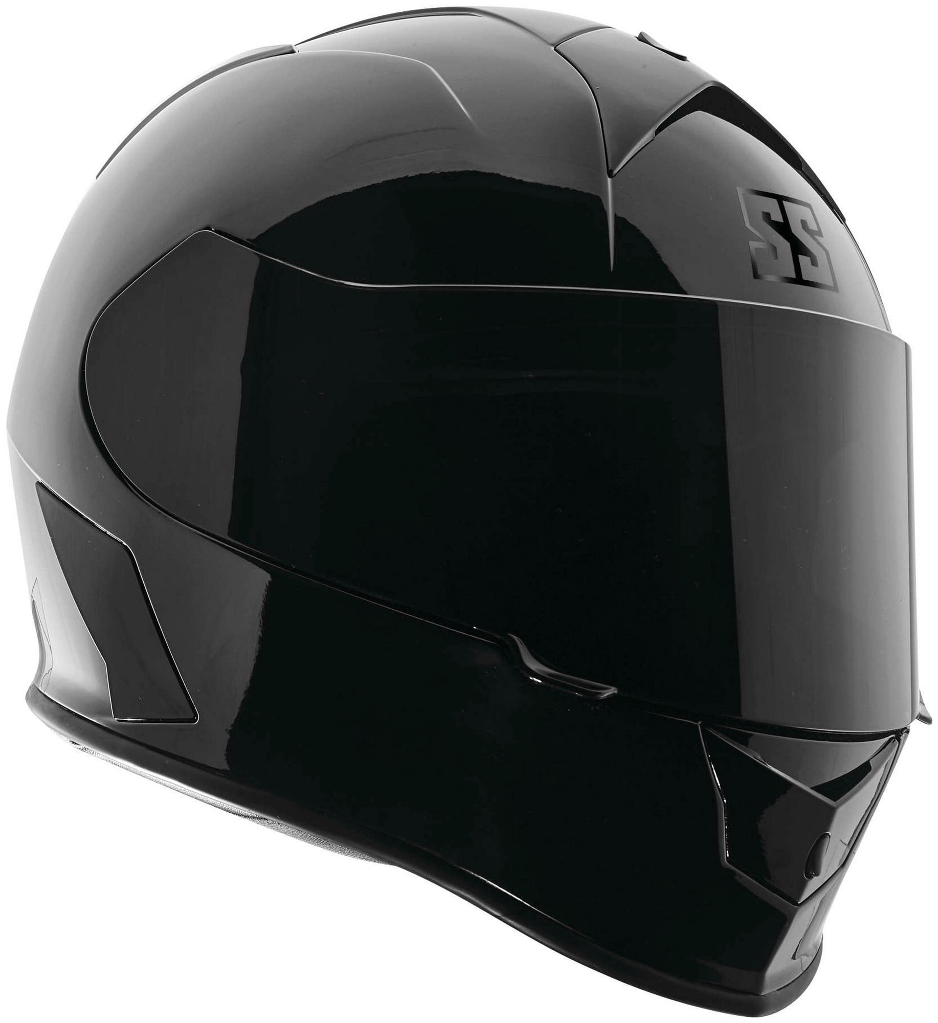 Speed & Strength 880486 SS900 Solid Speed Full Face Helmet, Gloss Black - Extra Small