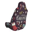 thumbnail image 2 of Fotbe Merry Christmas Funda para Asiento de Auto con Estampado – Impermeable y Antisudor – Ajuste Universal, Lavable a Máquina, Antideslizante (1 Pieza), 2 of 5