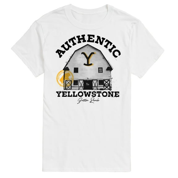 Yellowstone - Yellowstone Barn Dutton Ranch - Men's Short Sleeve Graphic T-Shirt