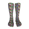 thumbnail image 5 of Kdxio Daisies Flowers Funny Silky Novelty Funky Long Knee High Socks Soft 3D Print Cosplay Crazy Stockings for Men Women, 5 of 8