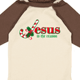 thumbnail image 4 of Inktastic Candy Cane Jesus Boys or Girls Long Sleeve Baby Bodysuit, 4 of 5