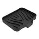 thumbnail image 2 of Jabonera, jabonera, caja de almacenamiento de jabón con drenaje, jabonera de silicona para mostrador Negro, 2 of 9