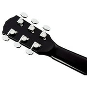 Fender CD-60SCE Dreadnought, Walnut FB, Black