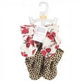 thumbnail image 2 of Hudson Baby Infant and Toddler Girl Quilted Booties 2pk, Rose Leopard, 0-6 Months, 2 of 2