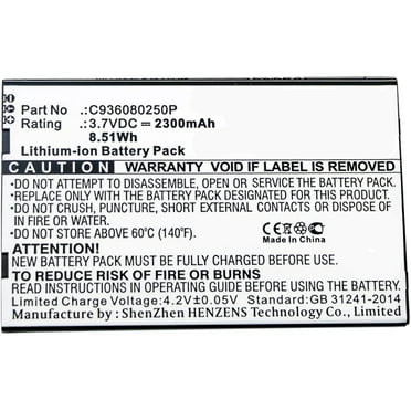 Batteries N Accessories BNA-WB-L8246 Cell Phone Battery - Li-ion, 3.7V, 2300mAh, Ultra High Capacity Battery - Replacement for Blu C936080250P Battery