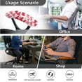 thumbnail image 7 of SCRAWLGOD Love Cow Print Elastic Computer Chair Slipcover with Arm Rest Slipcovers Easy to Remove Desk Chair Cover Washable Swivel Chair Protector, 4 Pcs Set, 7 of 7