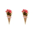 thumbnail image 4 of Injueey Ramo mixto de flores artificiales creativas, simulación de Camelia, rosa, embalaje de papel Kraft, decoración de fiesta en casa, accesorios de Type1 NO1 Injueey CBP002520, 4 of 5