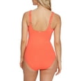 thumbnail image 2 of Anne Cole Signature Womens Live In Color Square Neck One-Piece Style-22MO08001 Swimsuit, 2 of 2