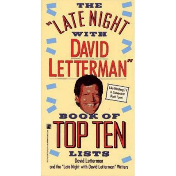 Pre-Owned The Late Night with David Letterman Book of Top Ten Lists (Paperback) 0671726714 9780671726713