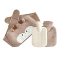 thumbnail image 4 of Fiudx Agua Caliente de Gran Capacidad, Botella de Agua Caliente de Cobertura Extendida, Conejo de Peluche Suave, Agua Caliente de Pvc Resistente, Alivio Del Dolor de Espalda, Ideal para Invierno, Reg, 4 of 7