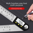 thumbnail image 4 of Wholesale High-Precision Digital Angle Finder Ruler, Caxiao Stainless Steel Woodworking Protractor with Clear LCD Display, 0-200MM Measuring Tool for Accurate Angle Measurement, Durable & Versatile, 4 of 5