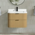 thumbnail image 3 of Chantal 30" Floating Bathroom Vanity Oak, 3 of 11