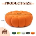thumbnail image 3 of The Magic Home 43" Bubble Curved Sofa, Orange, 3 of 9