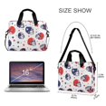 thumbnail image 3 of FORMRS 16" Laptop Sleeve Bag Carrying Case with Handle Travel Shoulder Briefcase, Star Spangled Helmets, 3 of 8