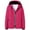 Hot Pink, variant on Dyfzdhu Rain Jackets for Women Fall Winter Solid Color Windproof Rainproof Hooded Coat Breathable Outdoor Jacket Black