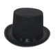 thumbnail image 2 of de fieltro negro Showman gorra de fiesta formal novedad accesorio de disfraz de Halloween, L Yuyangstore Sombrero de copa de fieltro, 2 of 8