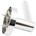 thumbnail image 2 of Zurich Door Lever with Round Rosette, Dummy (Non-Turning) Latch, Polished Chrome by Stone Harbor Hardware, 2 of 3