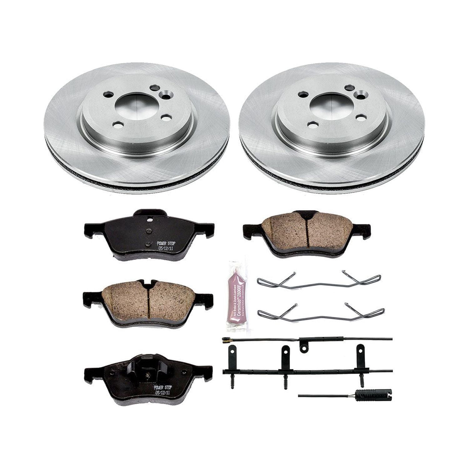Power Stop Front Stock Replacement Brake Pad and Rotor Kit KOE5724