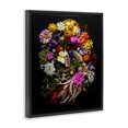 thumbnail image 2 of Stupell Industries Glam November Flower Arrangement Black Floating Frame Canvas Art, 17 x 21, by Carl Kravats, 2 of 8